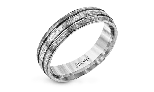 Simon G. Men Ring Platinum (White) - LG173-PT