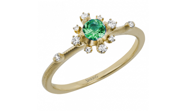 Simon G. Color Ring 18k Gold (Yellow) 0.35 ct Tsavorite 0.13 ct Diamond - LR2250-Y-18K