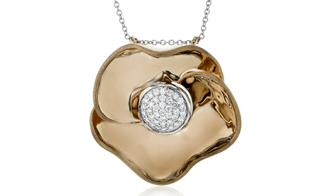 Simon G. Pendant 18k Gold (Rose) 0.27 ct Diamond - LP2644-18K