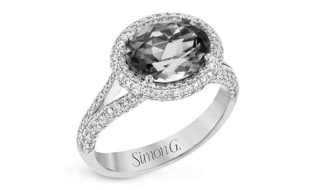 Simon G. Color Ring 18k Gold (White) 0.78 ct Diamond - LP2113-18K