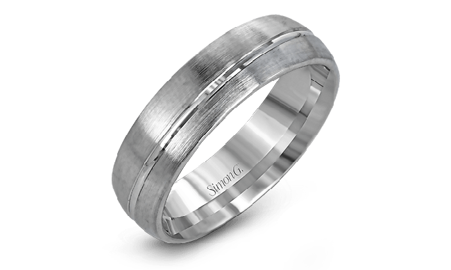 Simon G. Men Ring Platinum (White) - LG138-PT