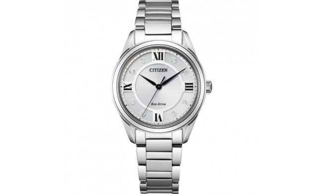 CITIZEN Eco-Drive Quartz Arezzo Ladies Watch Stainless Steel - EM0870-58A