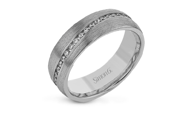 Simon G. Men Ring Platinum (White) 0.46 ct Diamond - LL141-PT