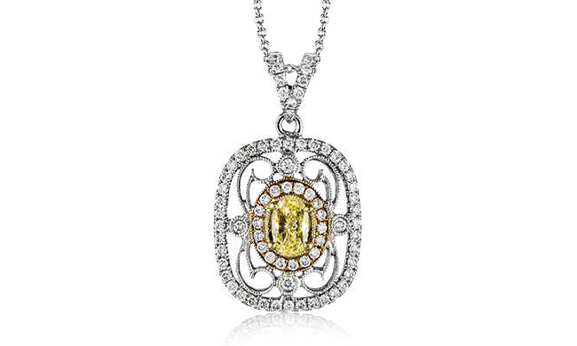 Simon G. Pendant 18k Gold (Rose, White, Yellow) 0.83 ct Diamond - TP201-18K