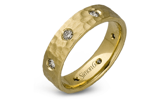 Simon G Men Ring 14k Gold (Yellow) 0.55 ct Diamond - LP2176-14K