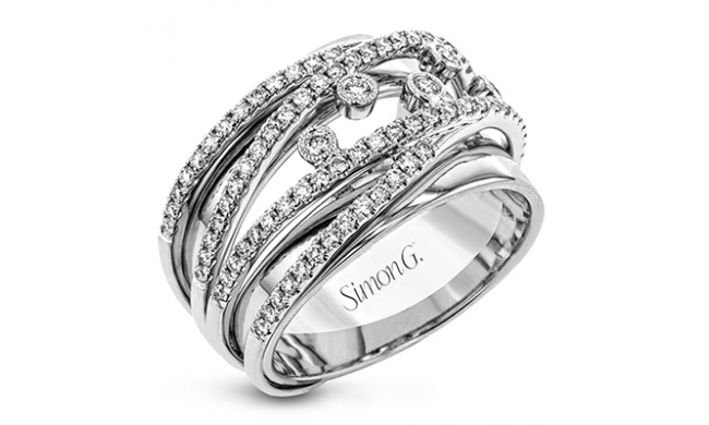 Simon G. Right Hand Ring Platinum (White) 0.55 ct Diamond - TR697-PT