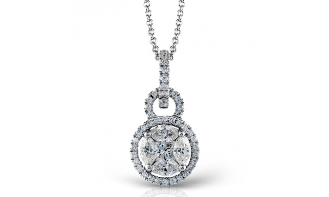 Simon G. Pendant Platinum (White) 0.59 ct Diamond - MP1507-PT