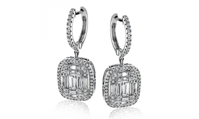 Simon G. Earring 18k Gold (White) 1.2 ct Diamond - LE4317-18KW