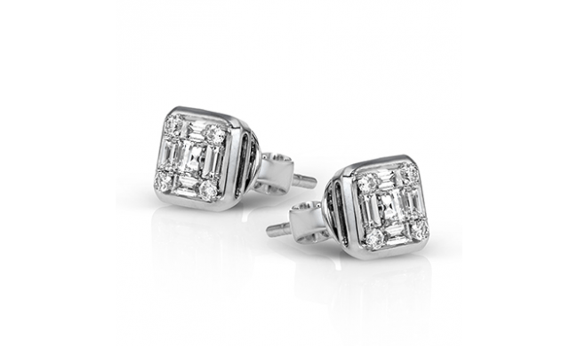 Simon G. Earring 18k Gold (White) 0.33 ct Diamond - LE4448-18K