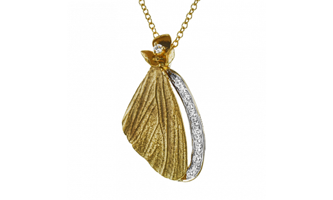 Simon G. Pendant 18k Gold (Yellow) 0.11 ct Diamond - DP270-Y-18K