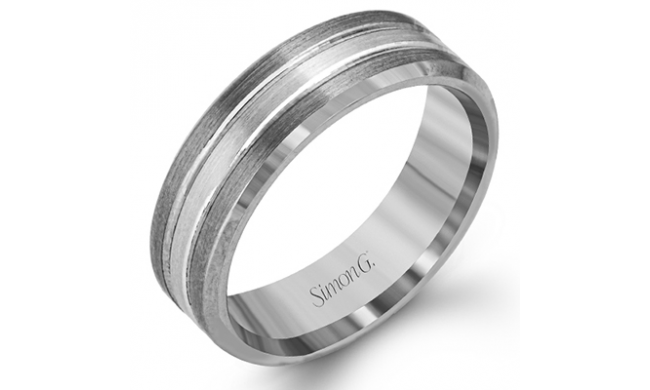 Simon G Men Ring Platinum (White) - LP2189-PT