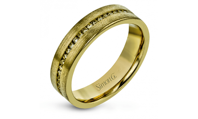 Simon G Men Ring 14k Gold (Yellow) 0.58 ct Diamond - LR2176-14K