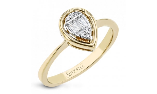 Simon G. Right Hand Ring 18k Gold (White, Yellow) 0.17 ct Diamond - LR2774-18K