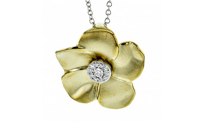 Simon G. Pendant 18k Gold (White, Yellow) - DP276-18K