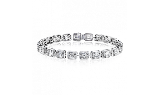 Simon G. Bracelet 18k Gold (White) 4.42 ct Diamond - LB2242-18K