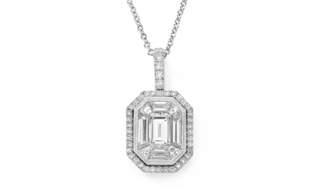 Simon G. Pendant 18k Gold (White) 1.16 ct Diamond - TP159-18K