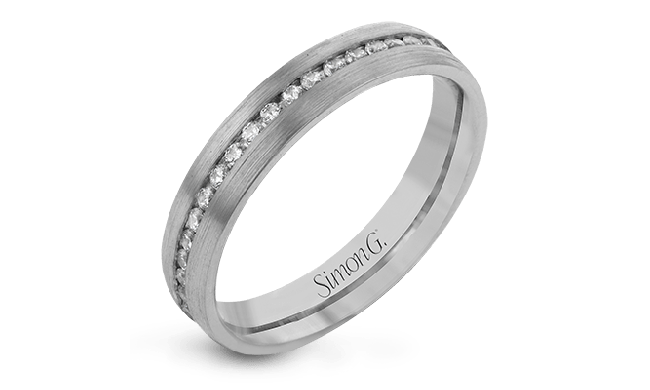 Simon G. Men Ring Platinum (White) 0.46 ct Diamond - LL143-PT