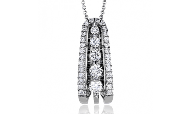 Simon G. Pendant Platinum (White) 0.6 ct Diamond - MP1795-PT