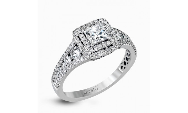 Simon G. 18k White Gold Diamond Engagement Ring - MR2589