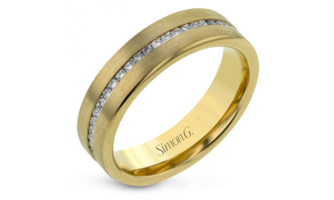 Simon G Men Ring 14k Gold (Yellow) 0.59 ct Diamond - LR2177-14K