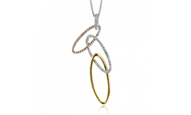 Simon G. Pendant 18k Gold (Rose, White, Yellow) 0.31 ct Diamond - LP4562-18K