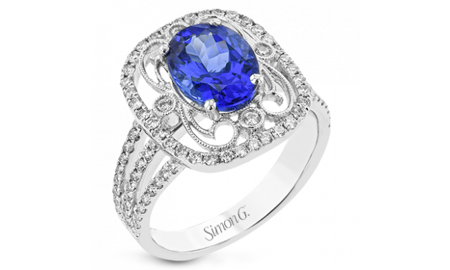 Simon G. Right Hand Ring 18k Gold (Rose, White, Yellow) 1.14 ct Diamond - TR262-18K