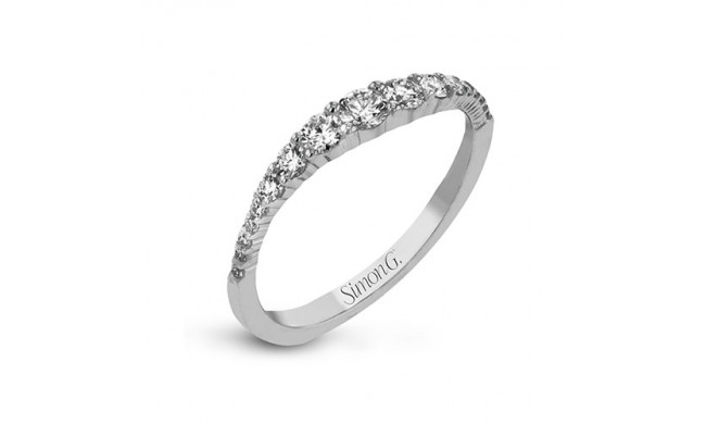 Simon G. 18k White Gold Diamond Right Hand Ring - LR1091