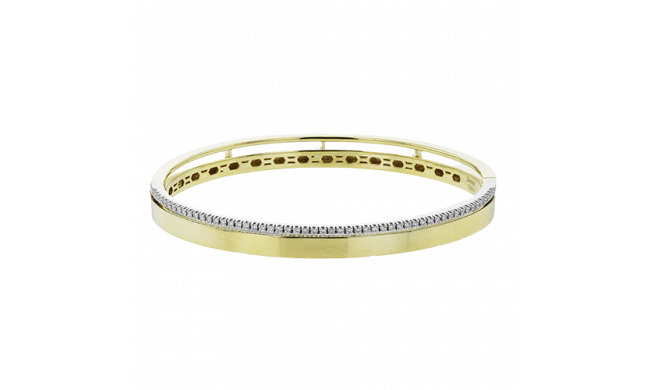 Simon G. Bangle 18k Gold (White, Yellow) 0.32 ct Diamond - LB2414-Y-18K2T