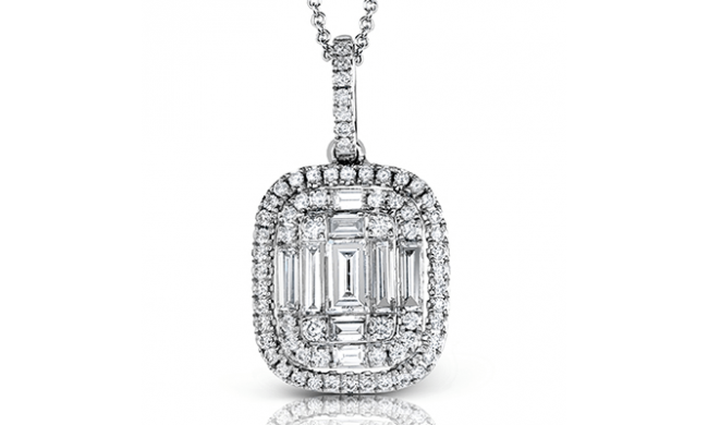 Simon G. Pendant 18k Gold (White) 0.57 ct Diamond - LP4317-18K