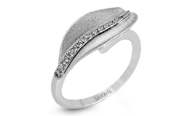 Simon G. Right Hand Ring 18k Gold (White) 0.09 ct Diamond - DR246-18K