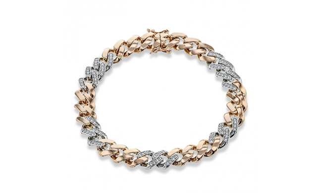 Simon G. Gent Bracelet 18k Gold (Rose, White) 0.9 ct Diamond - LB2329-18K