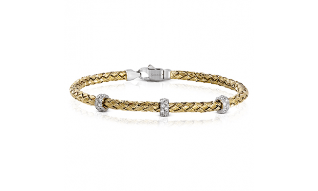 Simon G. Bangle 18k Gold (White, Yellow) 0.33 ct Diamond - LB2093-Y-18K