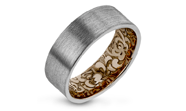 Simon G. Men Ring 18k Gold (Rose, White) - LG172-18K