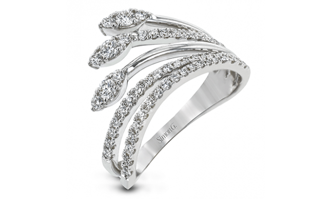 Simon G. Right Hand Ring 18k Gold (White) 0.46 ct Diamond - LR2541-18K