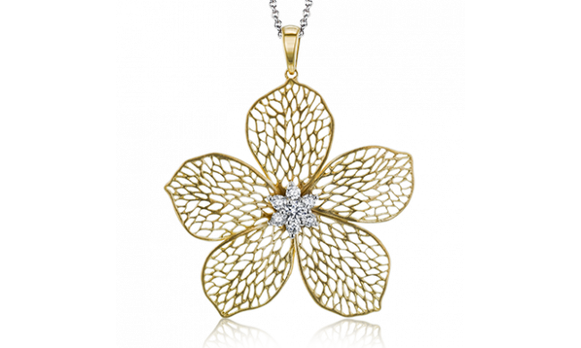 Simon G. Pendant 18k Gold (White, Yellow) 0.31 ct Diamond - LP4771-18K