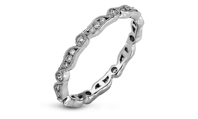 Simon G. Right Hand Ring 18k Gold (White) 0.28 ct Diamond - MR2290-18K