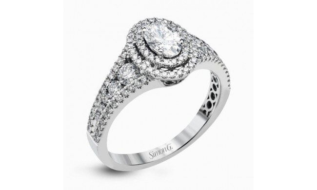 Simon G. 18k White Gold Diamond Engagement Ring - MR2588