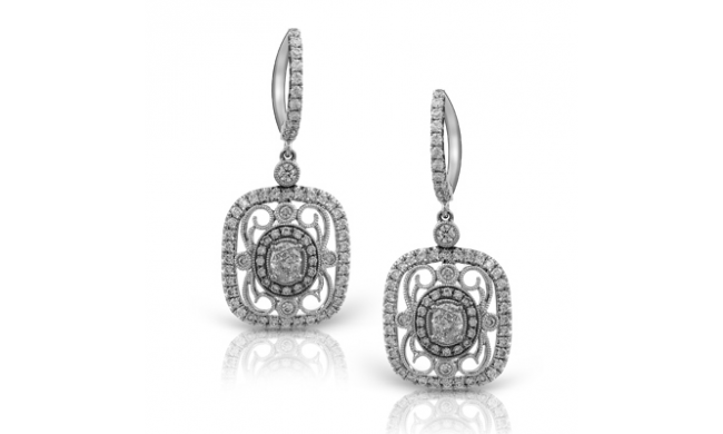 Simon G. Earring 18k Gold (White) 0.7 ct Diamond - TE201-18KW