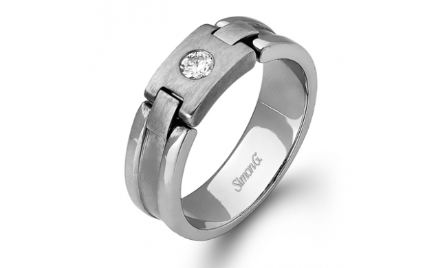 Simon G. Men Ring Platinum (White) 0.15 ct Diamond - LP2078-PT
