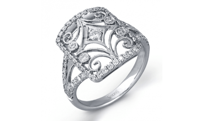 Simon G. Right Hand Ring Platinum (White) 0.64 ct Diamond - TR470-PT