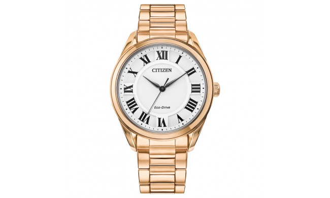 CITIZEN Eco-Drive Quartz Arezzo Ladies Watch Stainless Steel - EM0973-55A