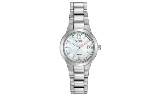 CITIZEN Eco-Drive Quartz Classic Ladies Watch Stainless Steel - EW1670-59D