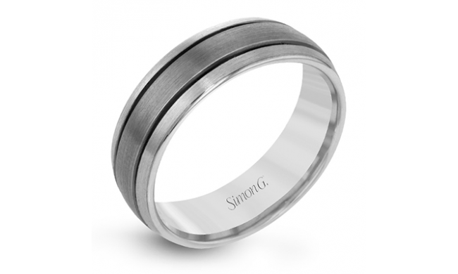 Simon G Men Ring Platinum (White) - LP2192-PT