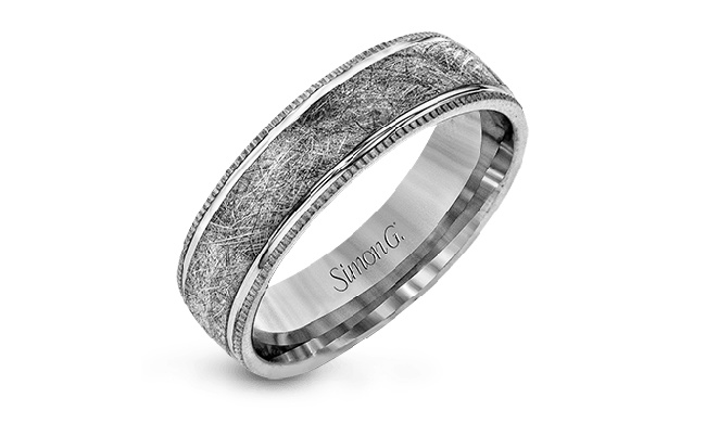 Simon G. Men Ring Platinum (White) - LG160-PT
