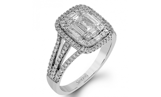 Simon G. Right Hand Ring 18k Gold (White) 1 ct Diamond - MR2627-18K-SW