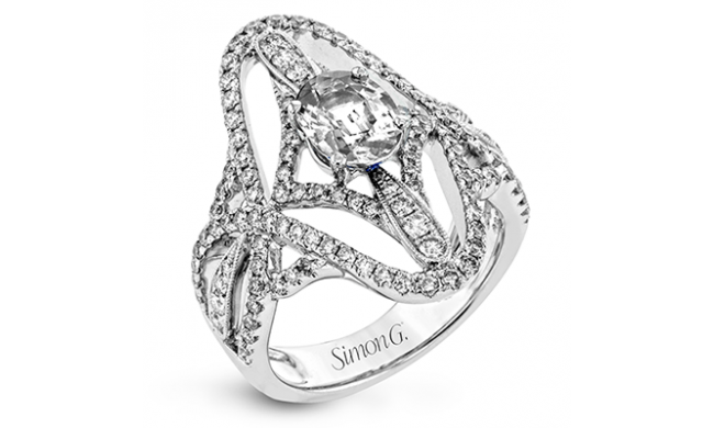 Simon G. Color Ring Platinum (White) 1.02 ct Diamond - TR613-PT