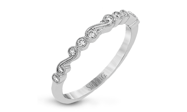 Simon G. Right Hand Ring 18k Gold (White) 0.12 ct Diamond - TR671-18K