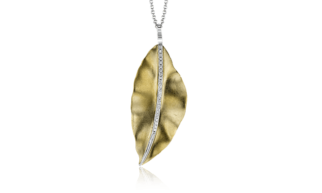 Simon G. Pendant 18k Gold (White, Yellow) 0.16 ct Diamond - LP4521-Y-18K