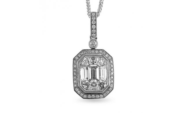 Simon G. Pendant 18k Gold (White) 2.23 ct Diamond - MP1527-18K