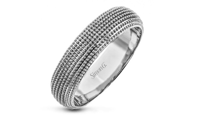 Simon G. 14k White Gold Wedding Band - LR2672-W-14K